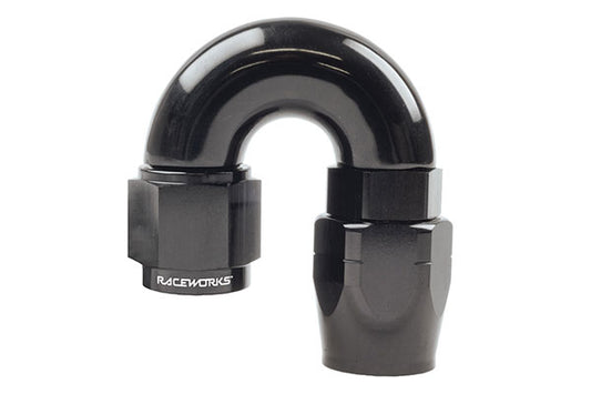 Raceworks 100 Series 180 Degree Hose End