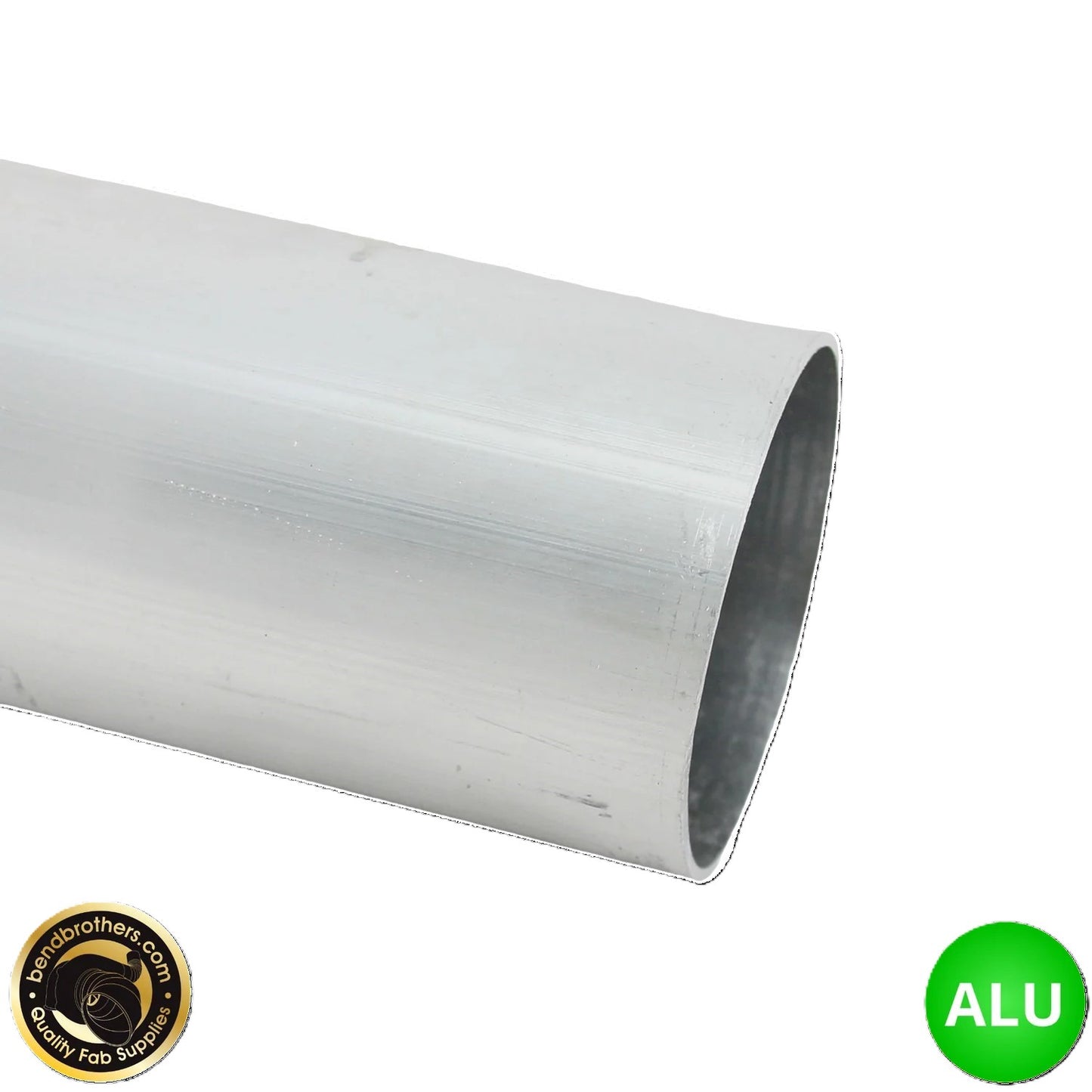 Aluminium Straight Tube 0.5M Length (Bend Brothers)