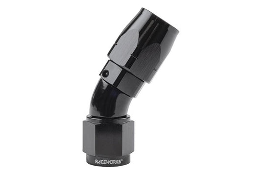 Raceworks 100 Series 30 Degree Hose End