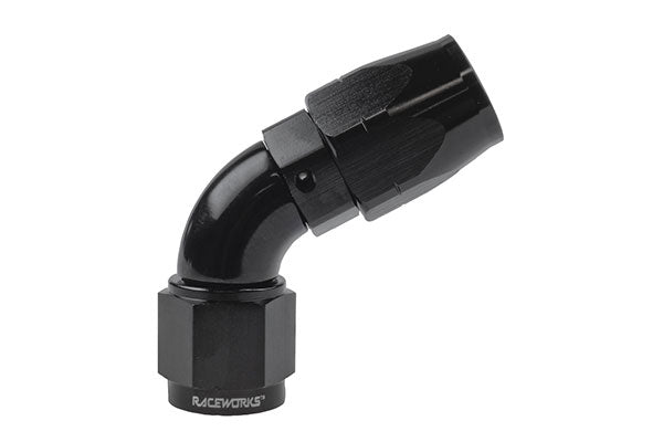 Raceworks 100 Series 60 Degree Hose End