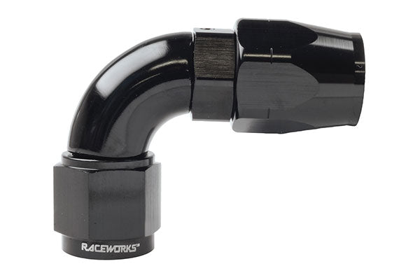 Raceworks 100 Series 90 Degree Hose End