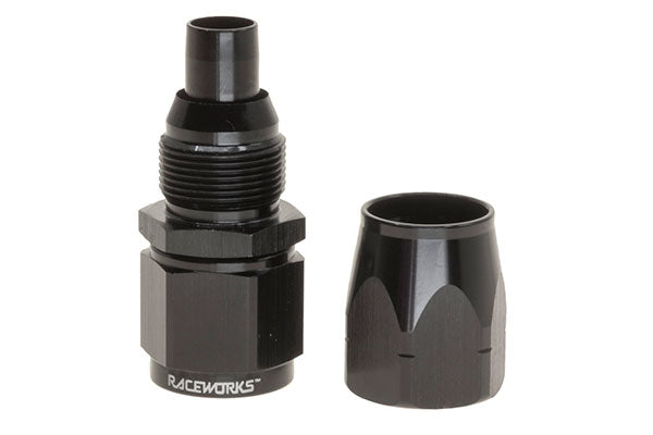 Raceworks 100 Series Straight Hose End
