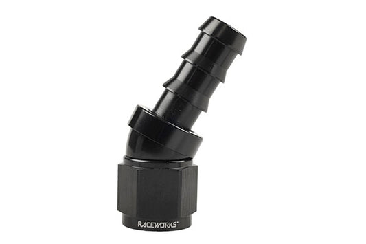 Raceworks 400 Series 30 Degree Hose End