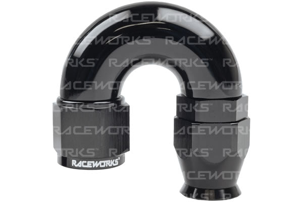 Raceworks 200 Series 180 Degree Hose End