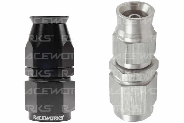 Raceworks 200 Series Straight Hose End