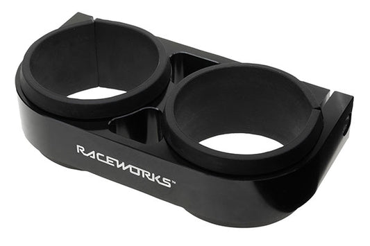 Raceworks Billet 60mm ID Twin Fuel Pump Bracket