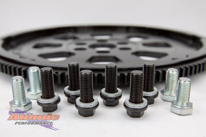Atomic Barra Billet Flexplate Kits - ARP Bolts with Nordlock Washers