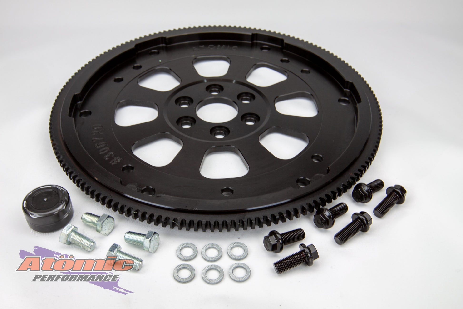 Atomic Barra Billet Flexplate Kits - Capscrew or ARP Bolts with Nordlock Washers