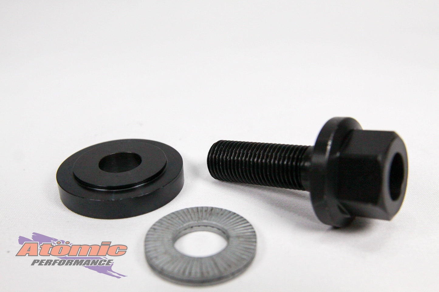 Atomic Harmonic Balancer Bolt Kit – Ford Barra 4.0L DOHC | High-Tensile + Nord-Lock Washer