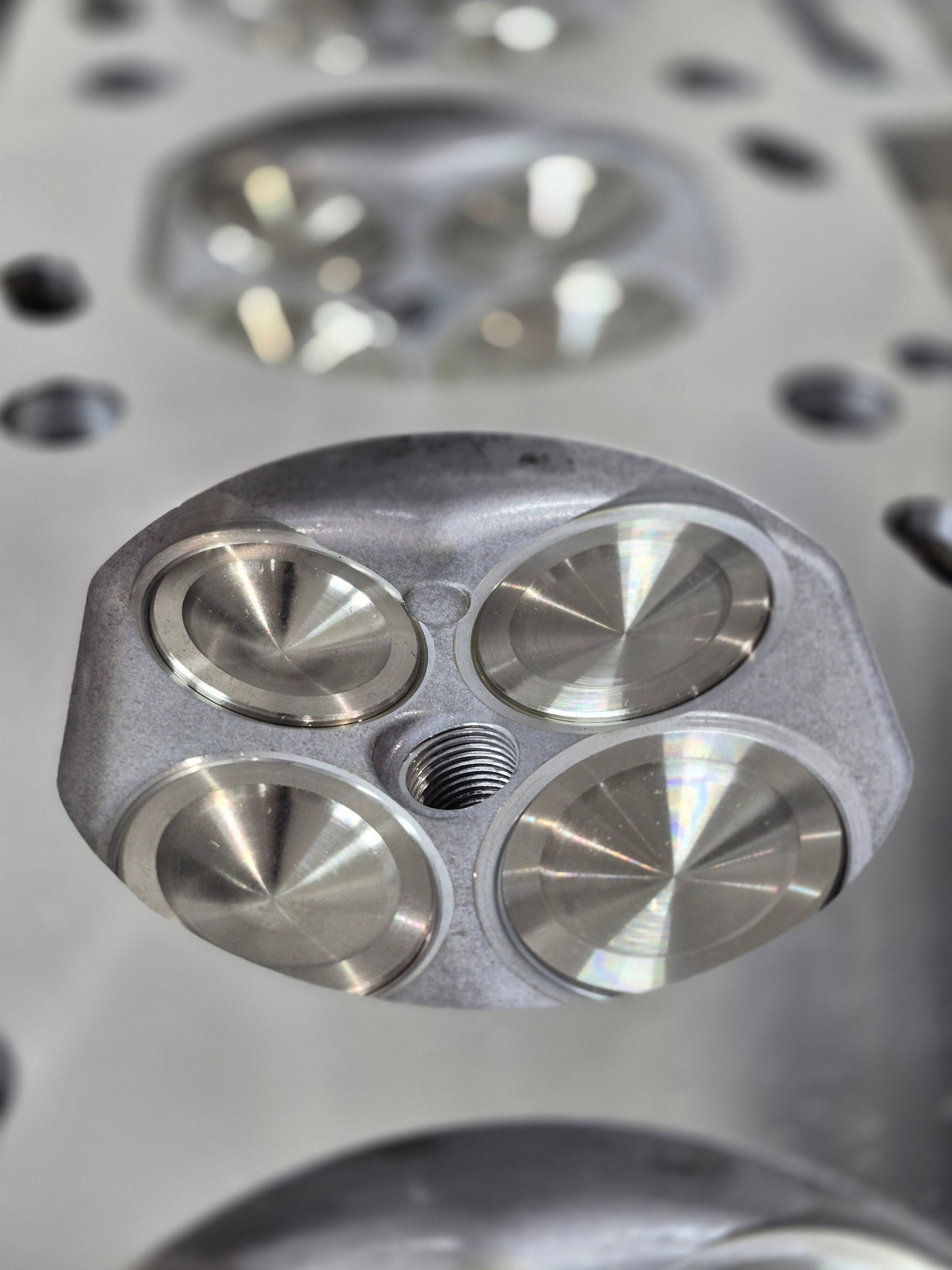 Atomic Stainless Steel Intake Valve – Ford Barra DOHC | +0.5mm Oversize | 35.5mm Head | Multi-Groove | 214-N Stainless
