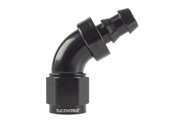 Raceworks 400 Series 60 Degree Hose End