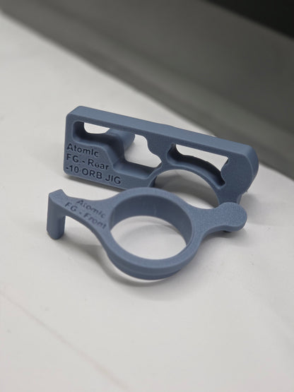 3d printed weld on fitting jig with white background